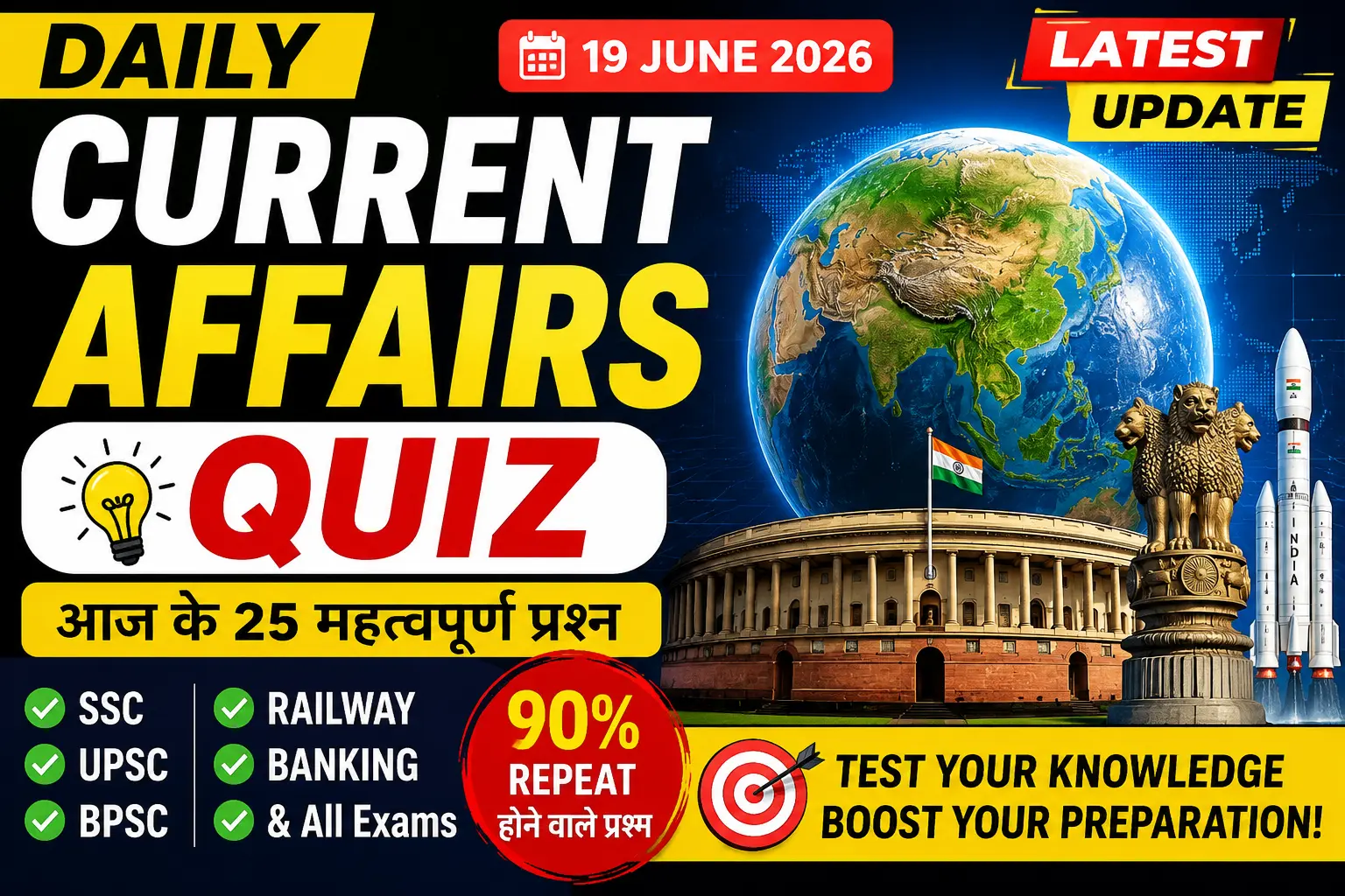 Today Current Affairs Quiz